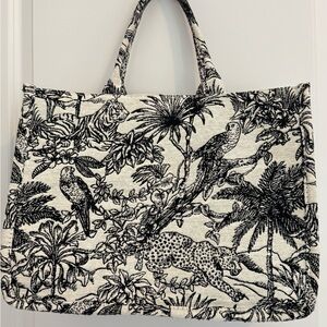 H&M Jacquard weave big tote bag